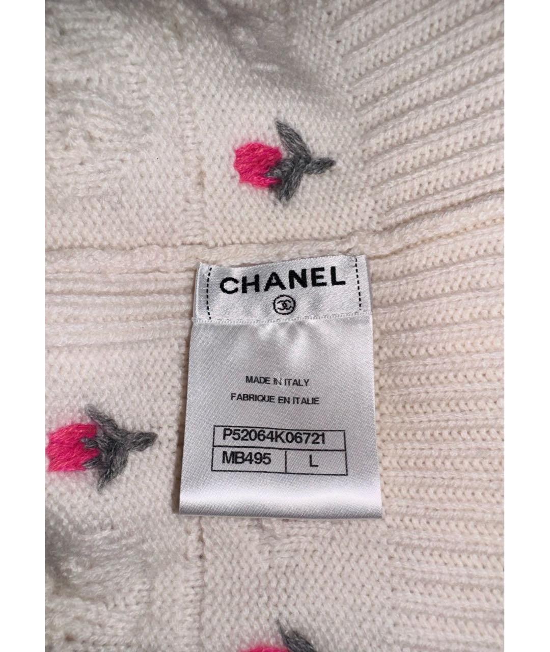 CHANEL Бежевая кашемировая шапка, фото 3