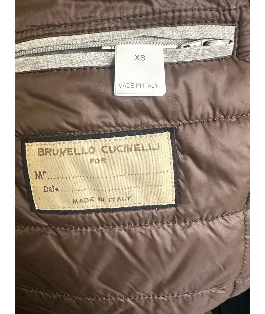 BRUNELLO CUCINELLI Антрацитовая замшевая куртка, фото 3