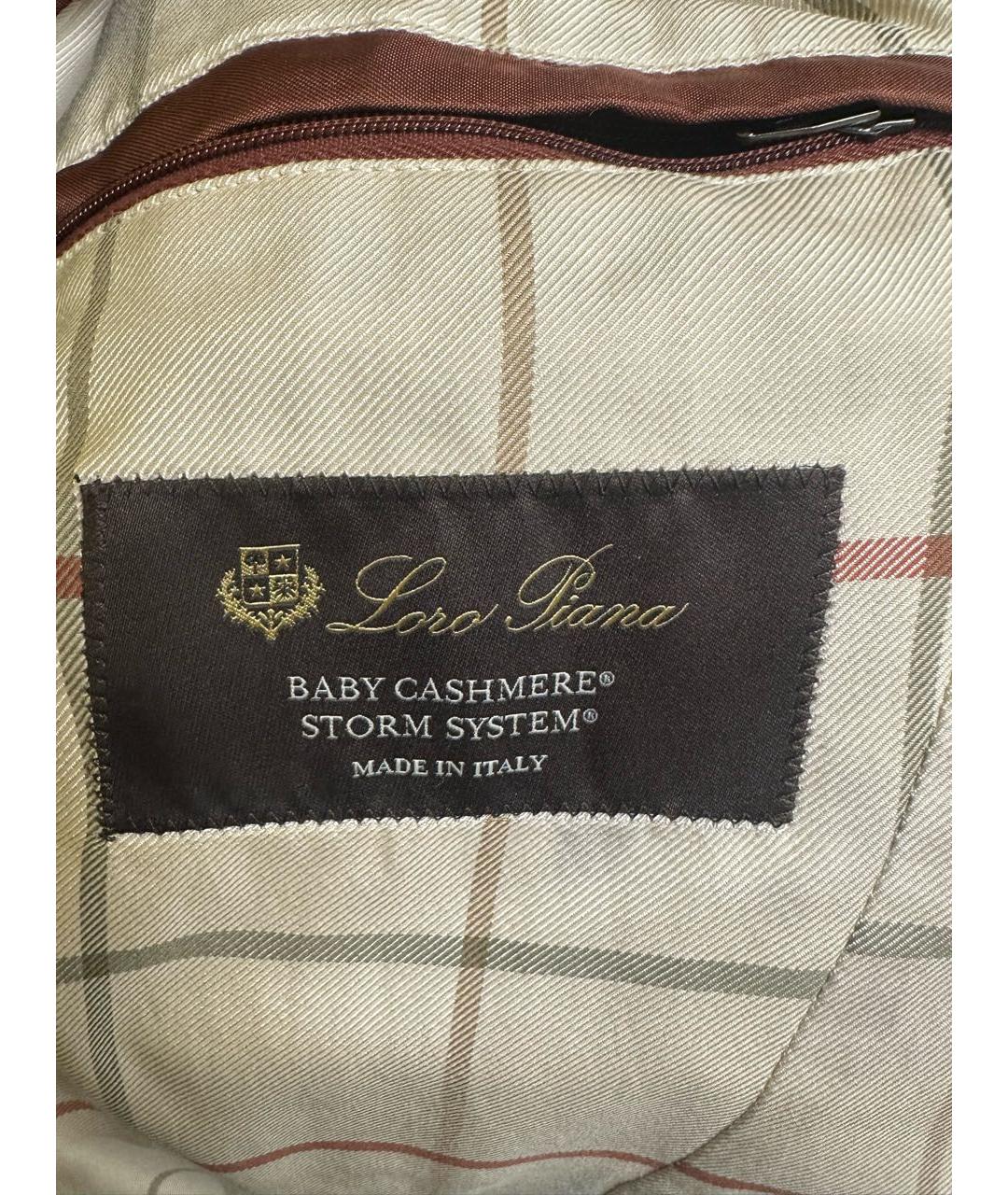 LORO PIANA Темно-синее кашемировое пальто, фото 5