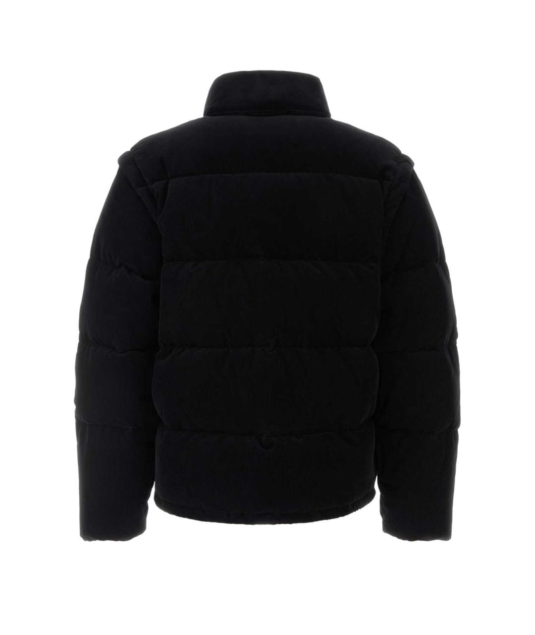 PRADA Черный хлопковый пуховик, фото 2