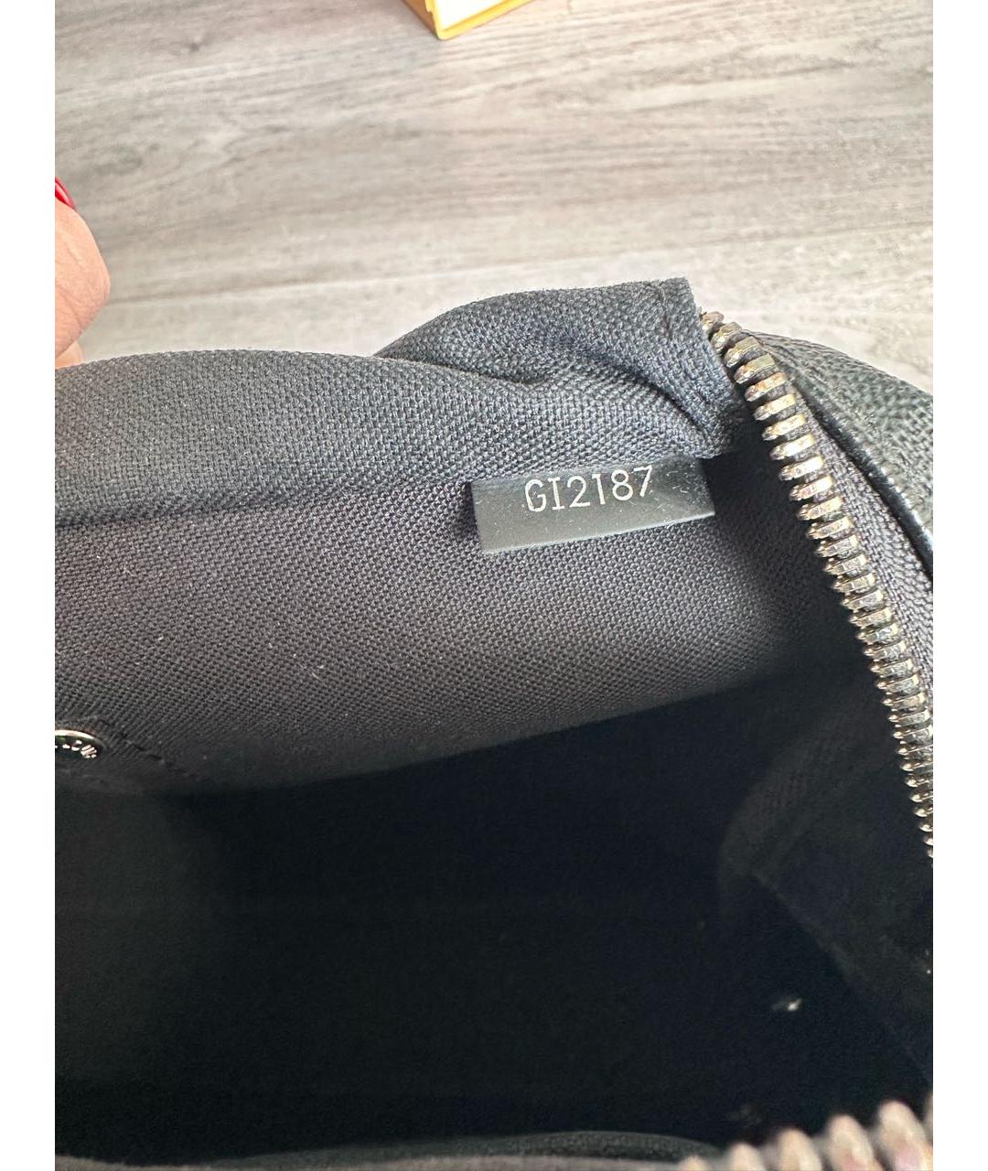 LOUIS VUITTON Антрацитовый портфель, фото 5