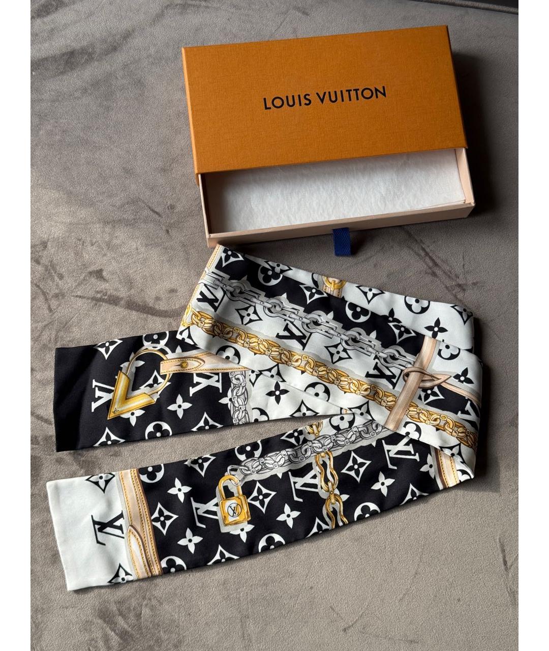 LOUIS VUITTON Черная кожаная сумка с короткими ручками, фото 7