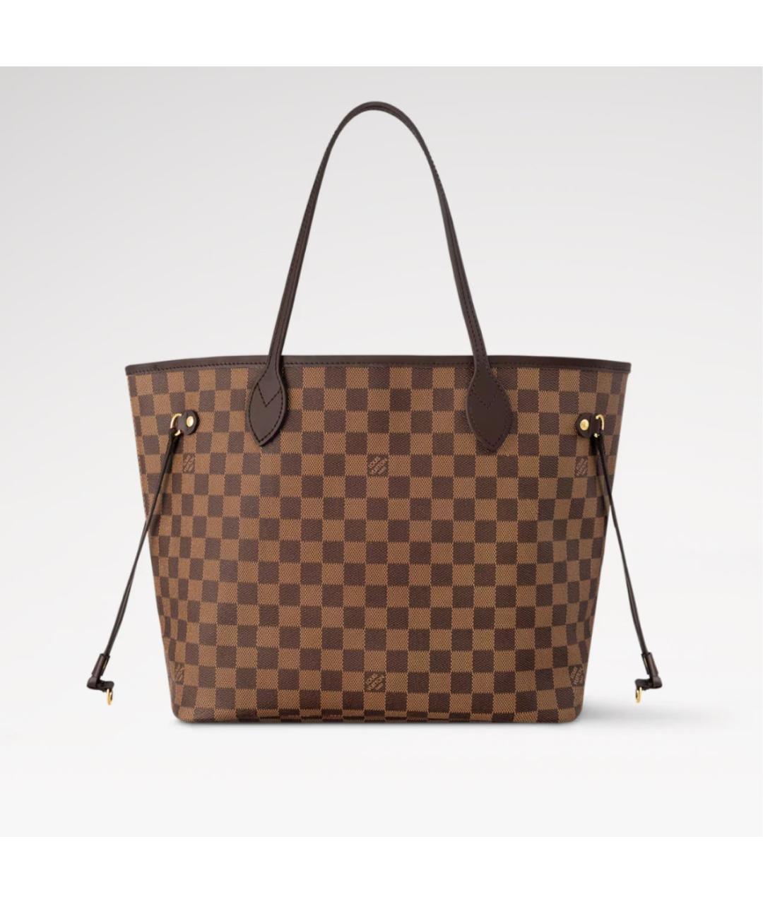 LOUIS VUITTON Коричневая сумка тоут из искусственной кожи, фото 8