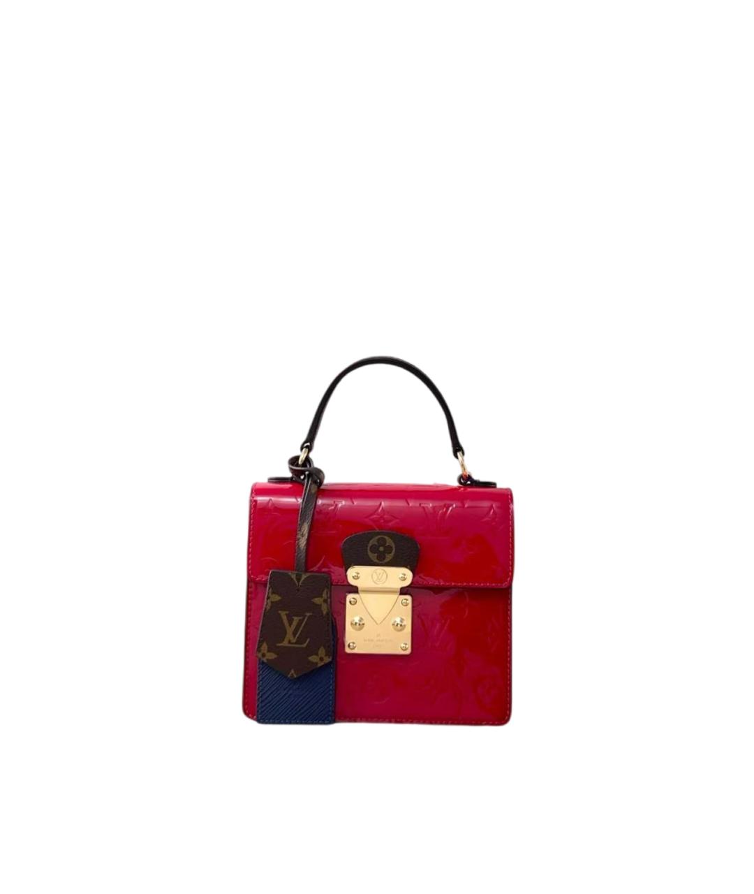 LOUIS VUITTON Красная кожаная сумка через плечо, фото 1