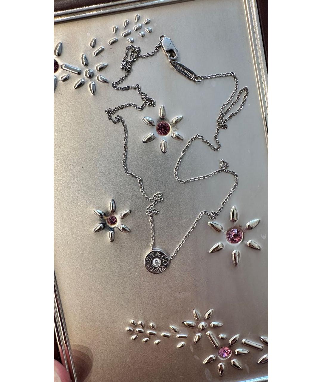 TIFFANY&CO Белая подвеска из белого золота, фото 2