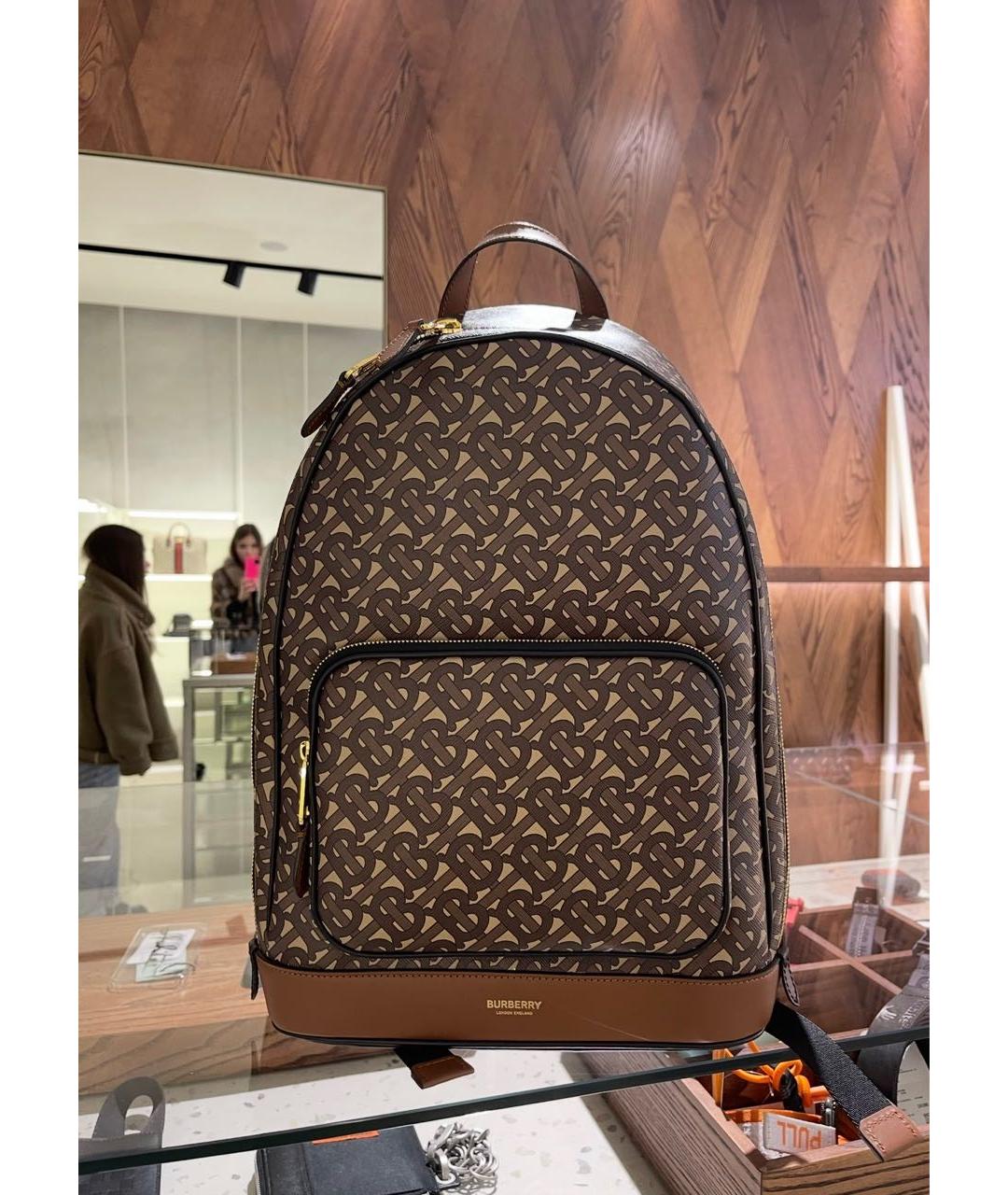 BURBERRY Коричневый рюкзак, фото 9