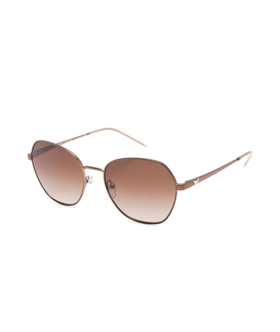 EMPORIO ARMANI Коричневые солнцезащитные очки, фото 2