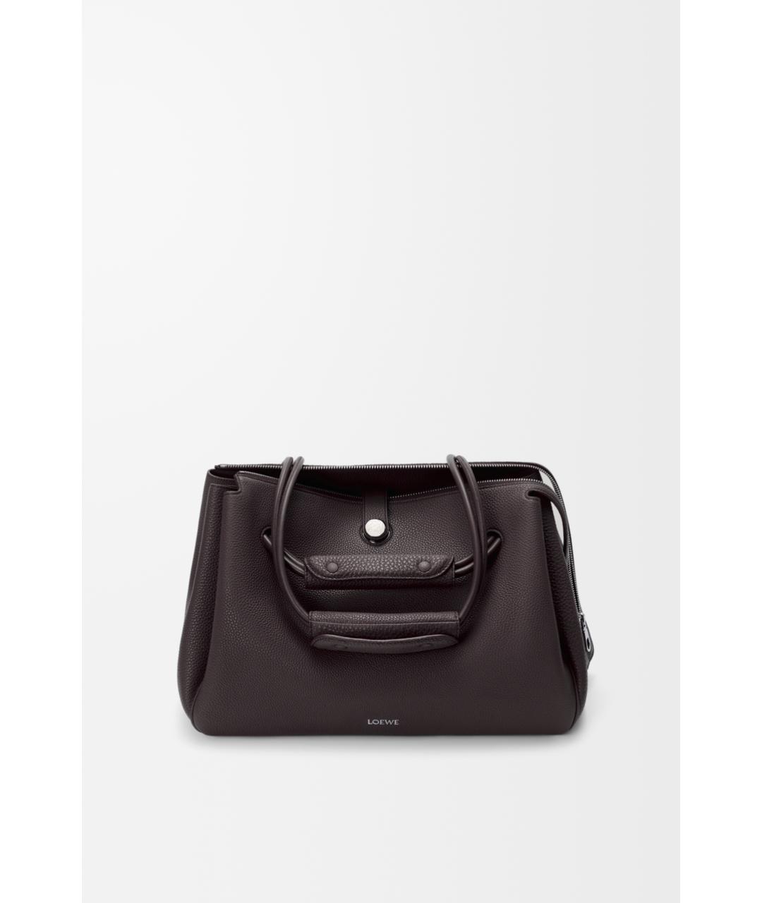 LOEWE Коричневая кожаная сумка тоут, фото 7