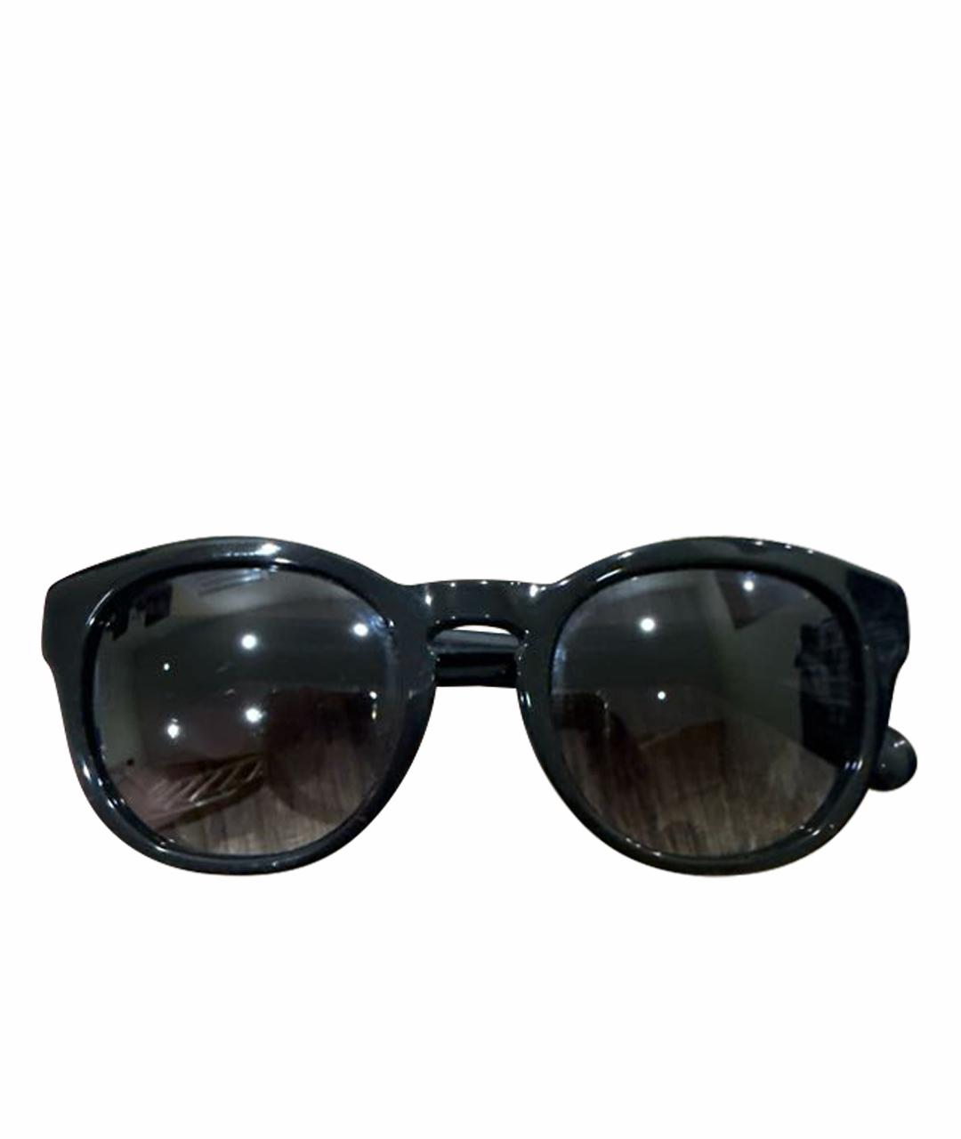 DOLCE&GABBANA Черные пластиковые солнцезащитные очки, фото 1