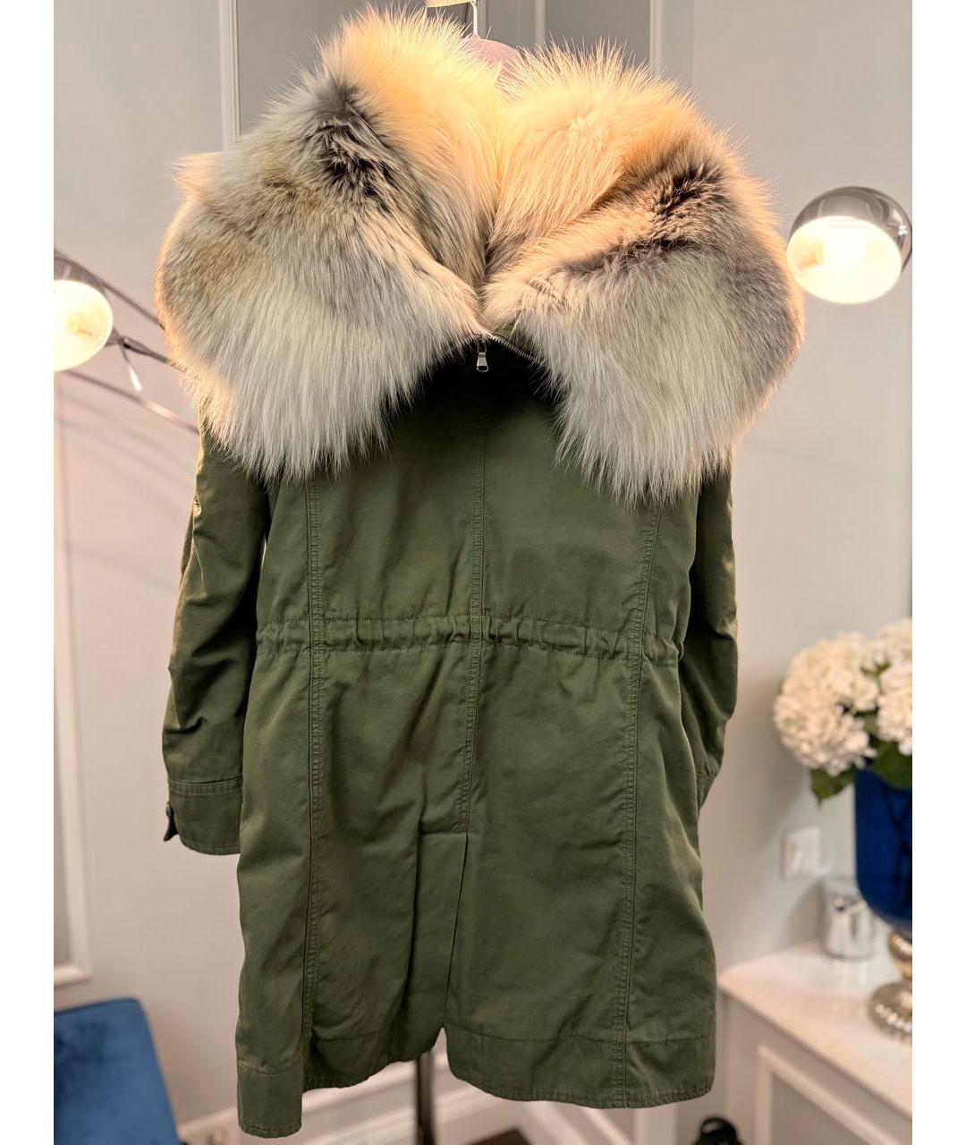 ERMANNO SCERVINO Хаки хлопковая парка, фото 2