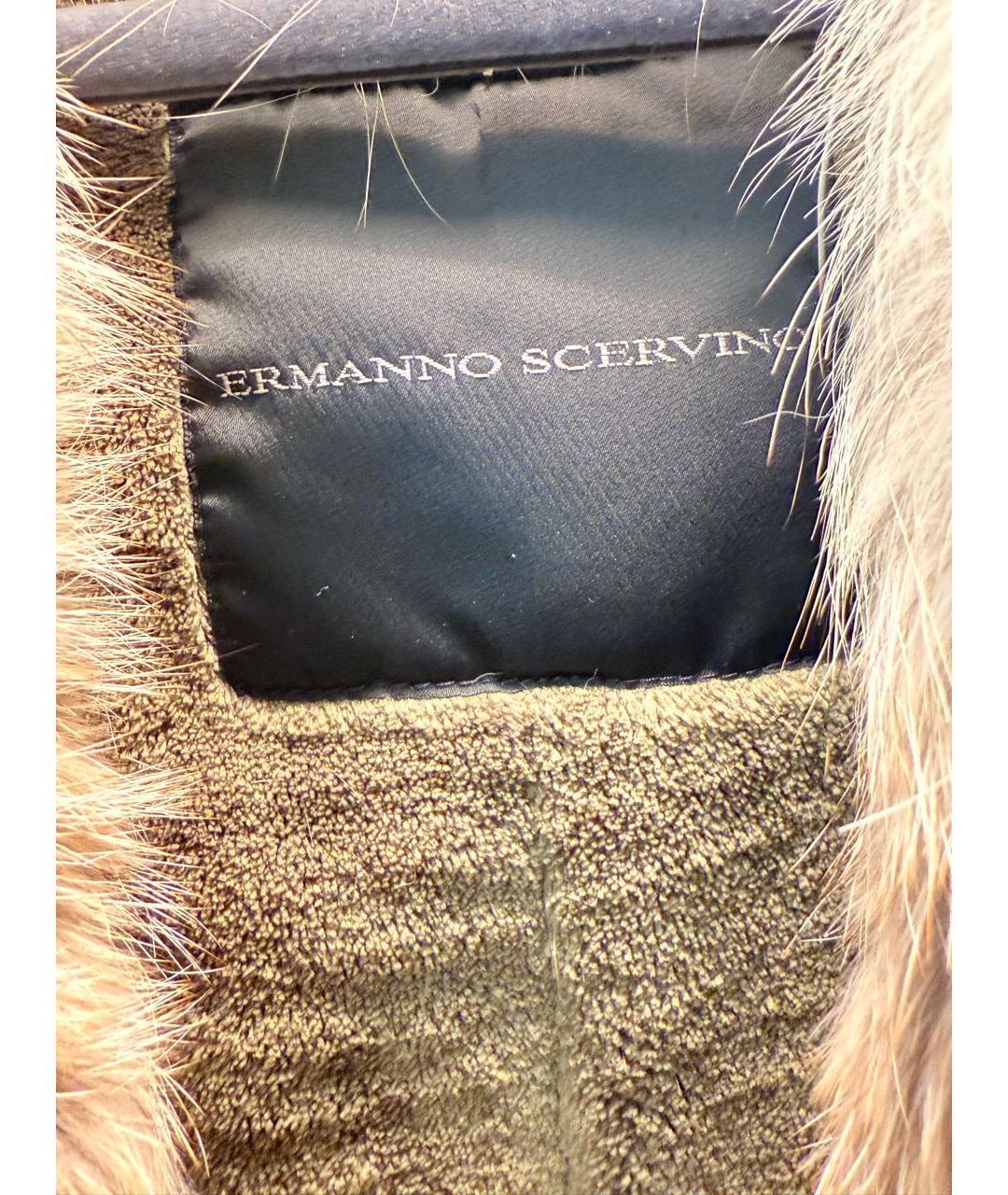 ERMANNO SCERVINO Хаки хлопковая парка, фото 4