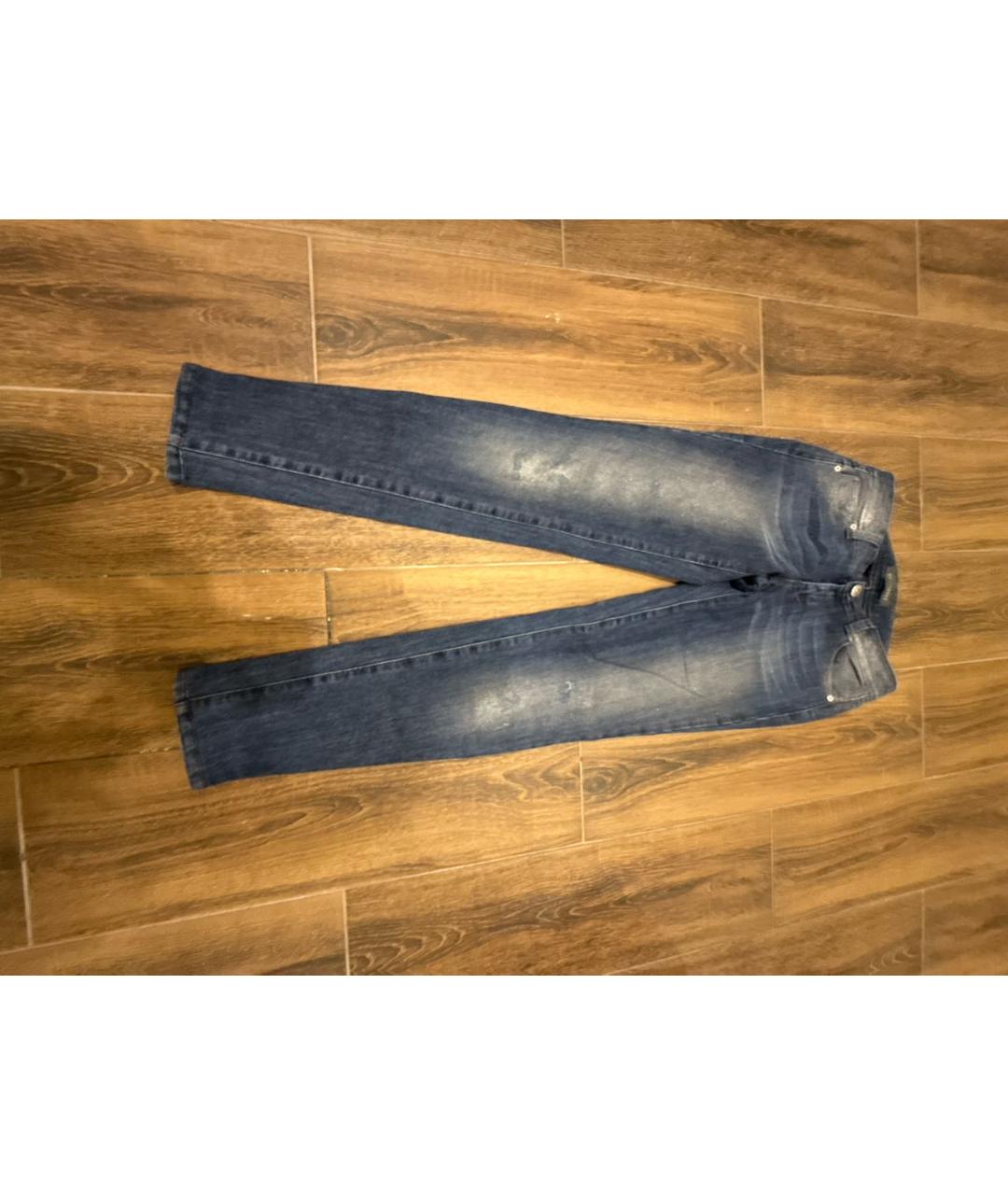 ERMANNO SCERVINO Синие джинсы слим, фото 6