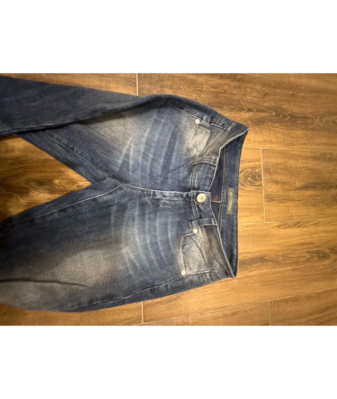 ERMANNO SCERVINO Синие джинсы слим, фото 3
