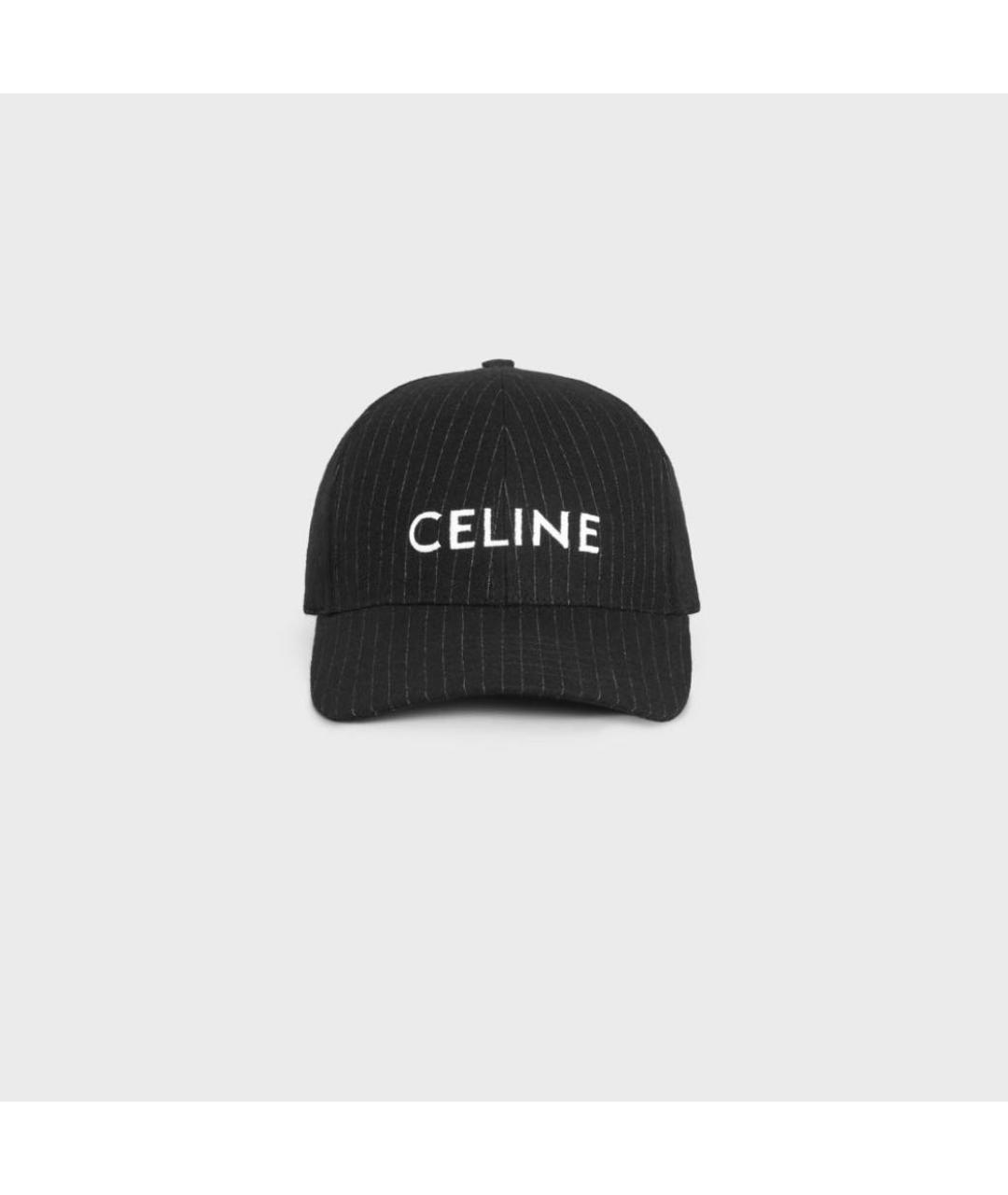 CELINE Серая шерстяная кепка, фото 4