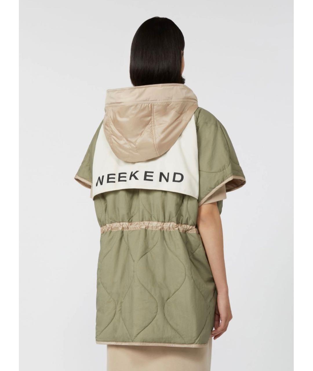 WEEKEND MAX MARA Бежевый хлопковый жилет, фото 2