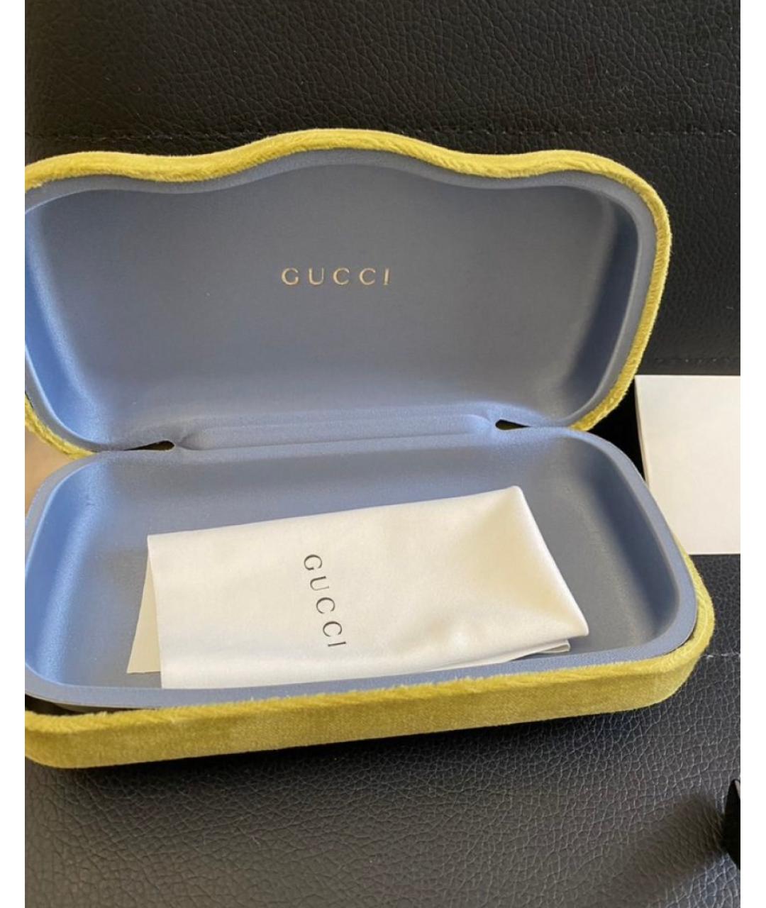 GUCCI Черные пластиковые солнцезащитные очки, фото 5