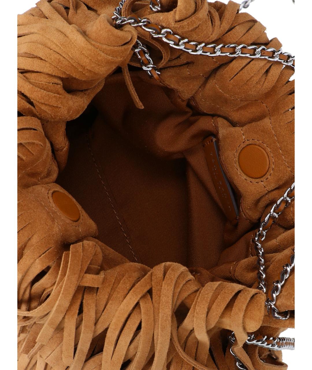 TORY BURCH Коричневая замшевая сумка тоут, фото 4