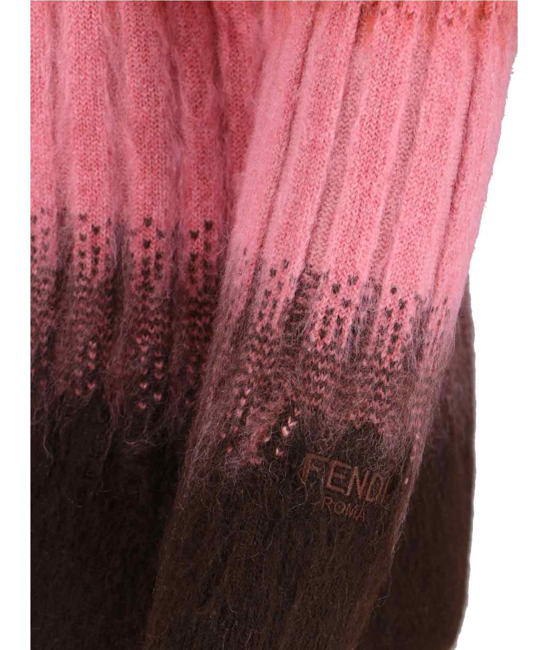 FENDI Мульти шерстяной джемпер / свитер, фото 3