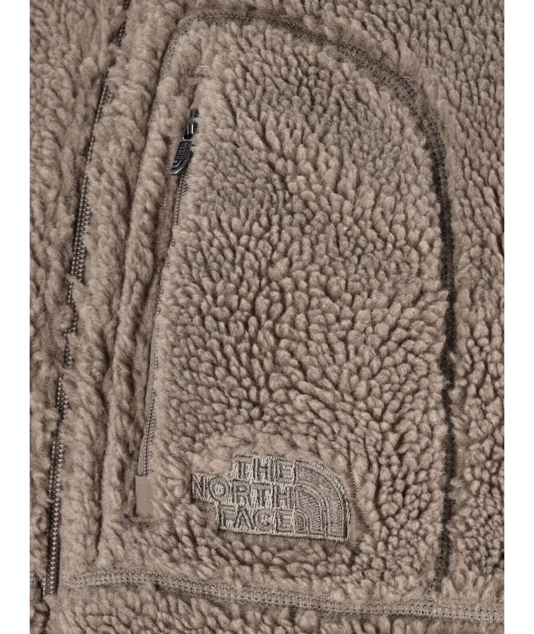 THE NORTH FACE Коричневая полиэстеровая куртка, фото 3