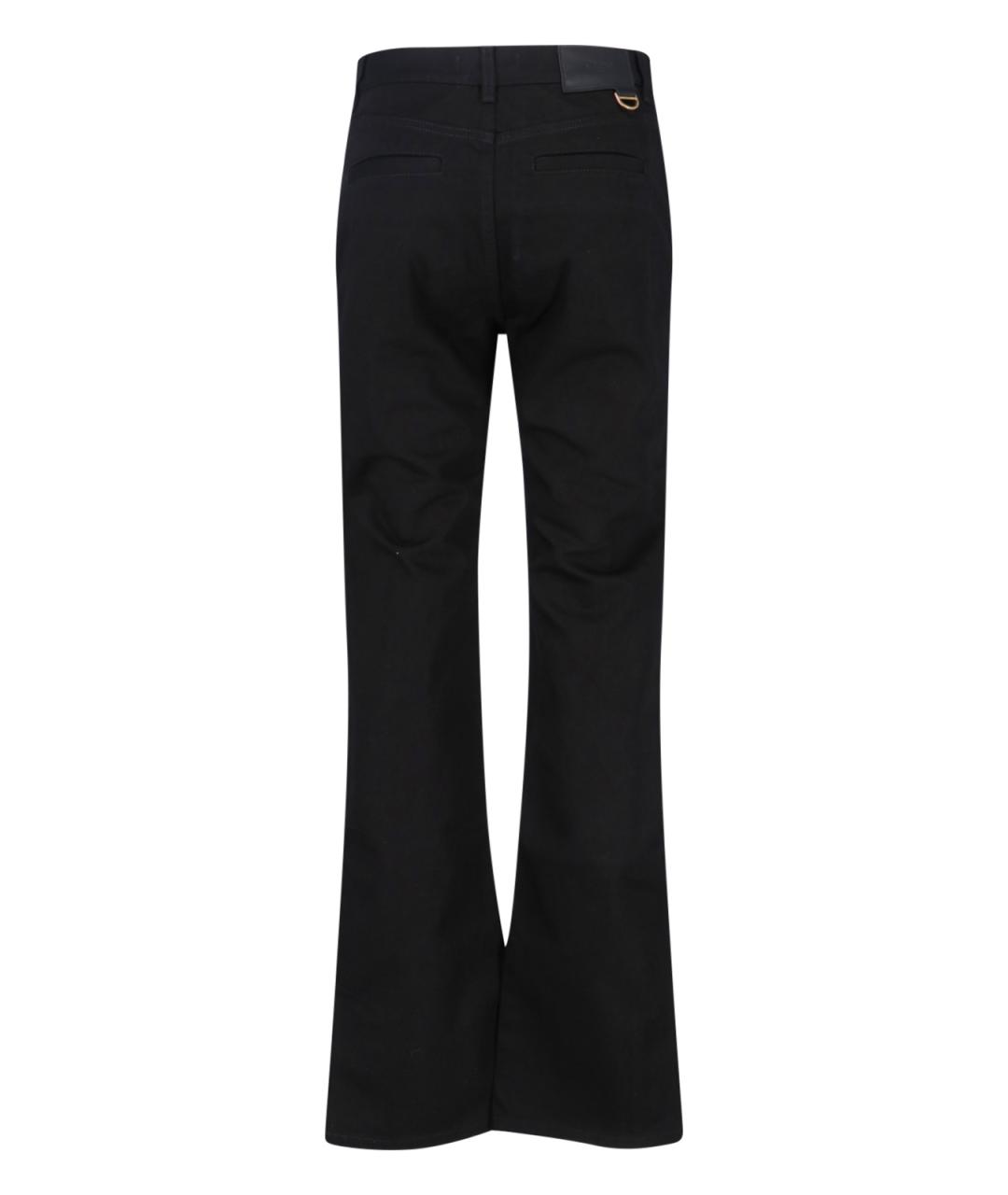 CHLOE Черные хлопковые прямые джинсы, фото 4