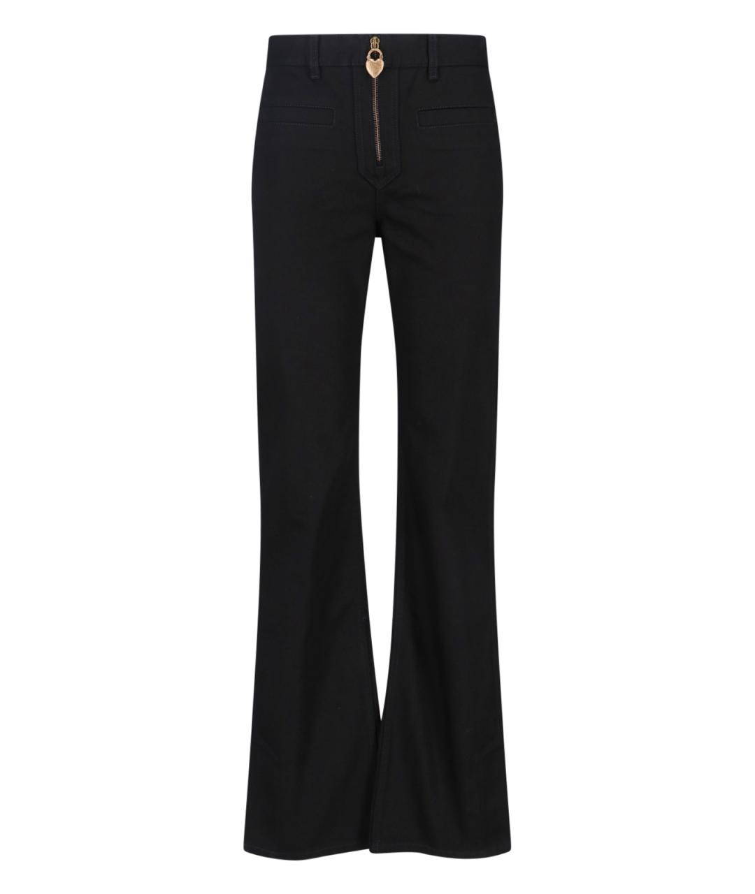 CHLOE Черные хлопковые прямые джинсы, фото 3