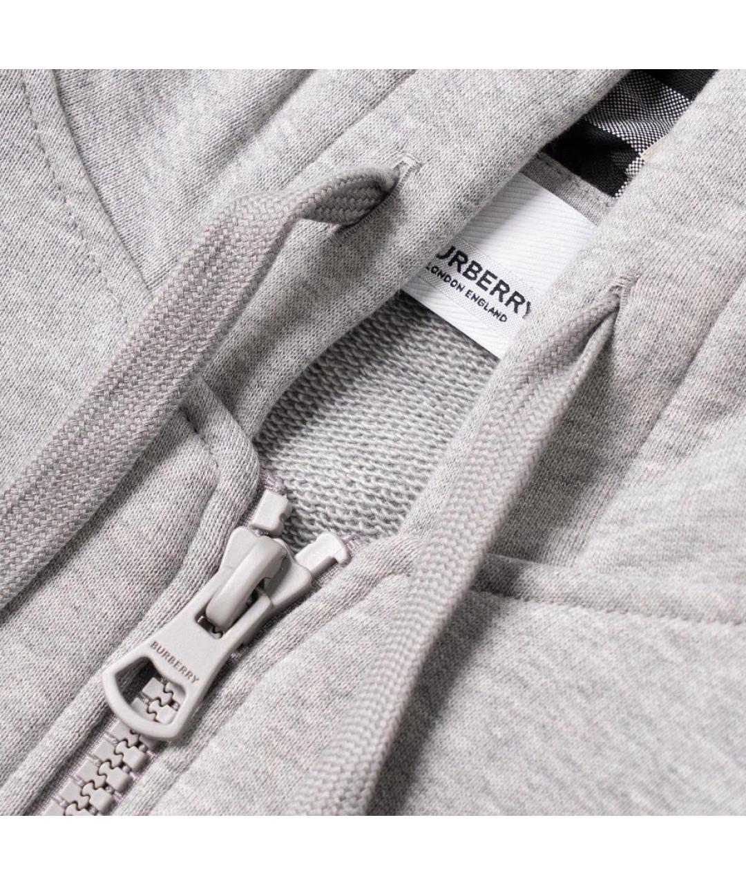 BURBERRY Серые шорты, фото 4