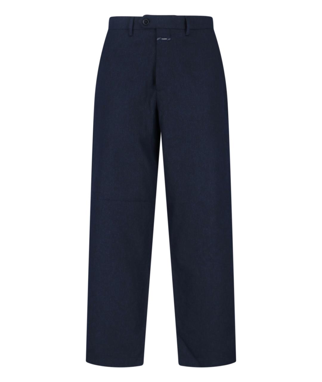 CLOSED Синие шерстяные повседневные брюки, фото 1