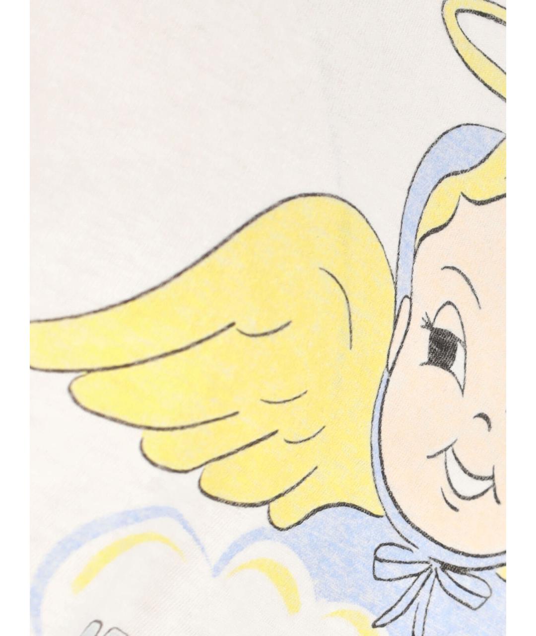 RE/DONE Белая хлопковая футболка, фото 3