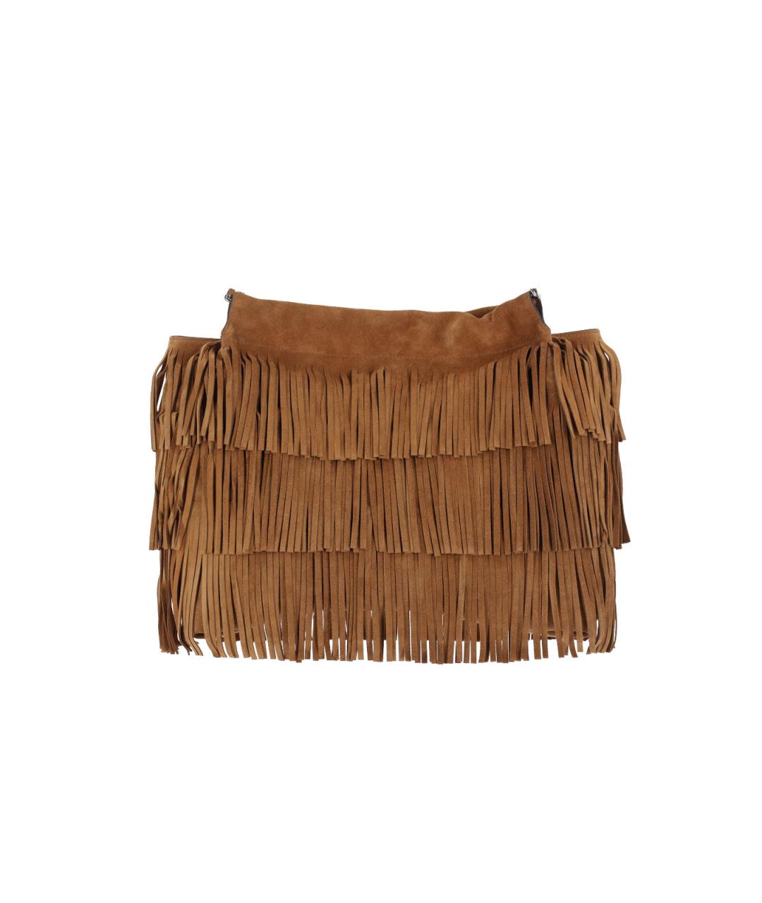 TORY BURCH Коричневая замшевая сумка тоут, фото 3