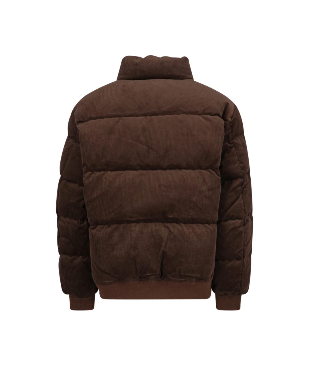 POLO RALPH LAUREN Коричневая хлопковая куртка, фото 3