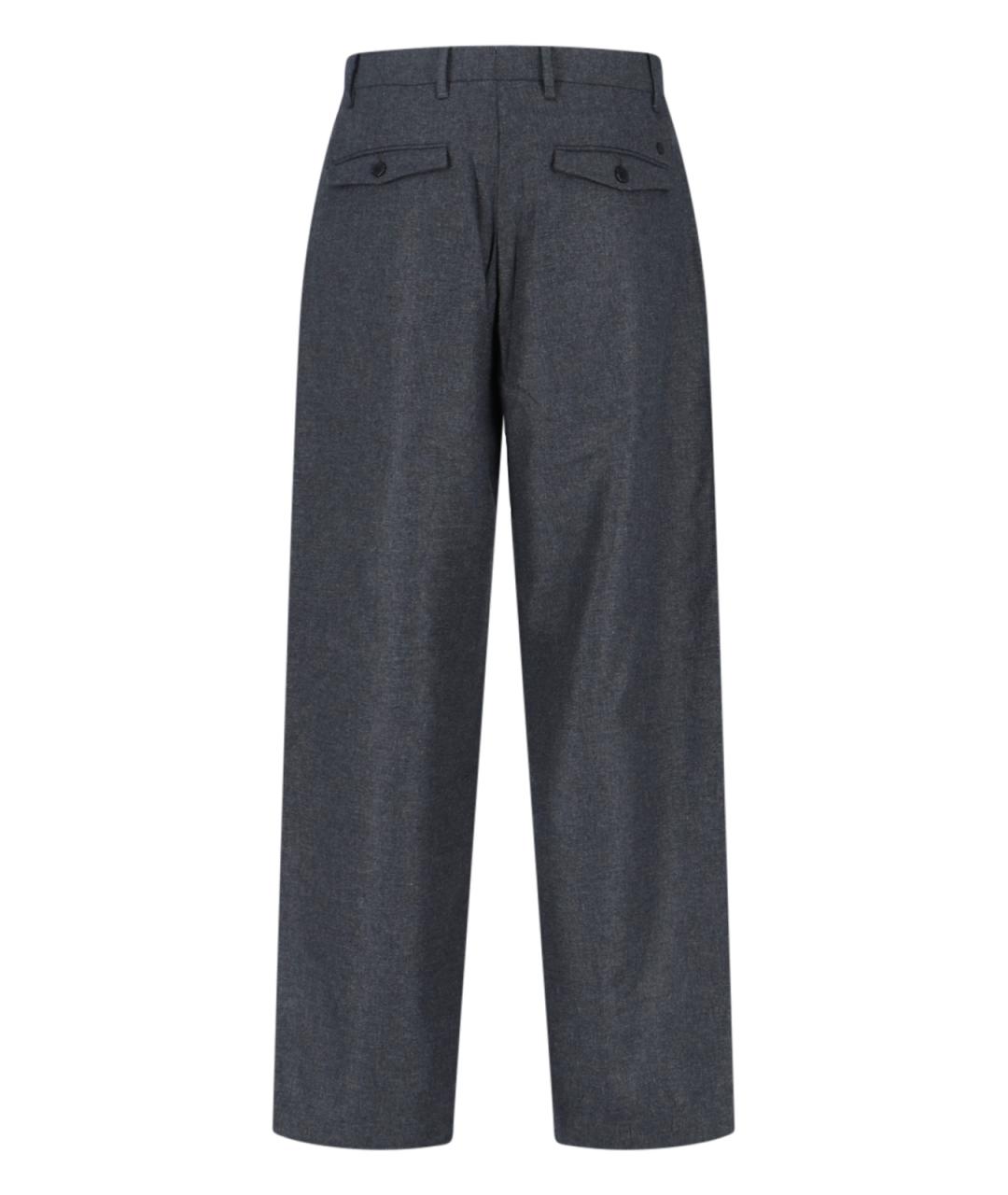 CLOSED Серые шерстяные повседневные брюки, фото 2