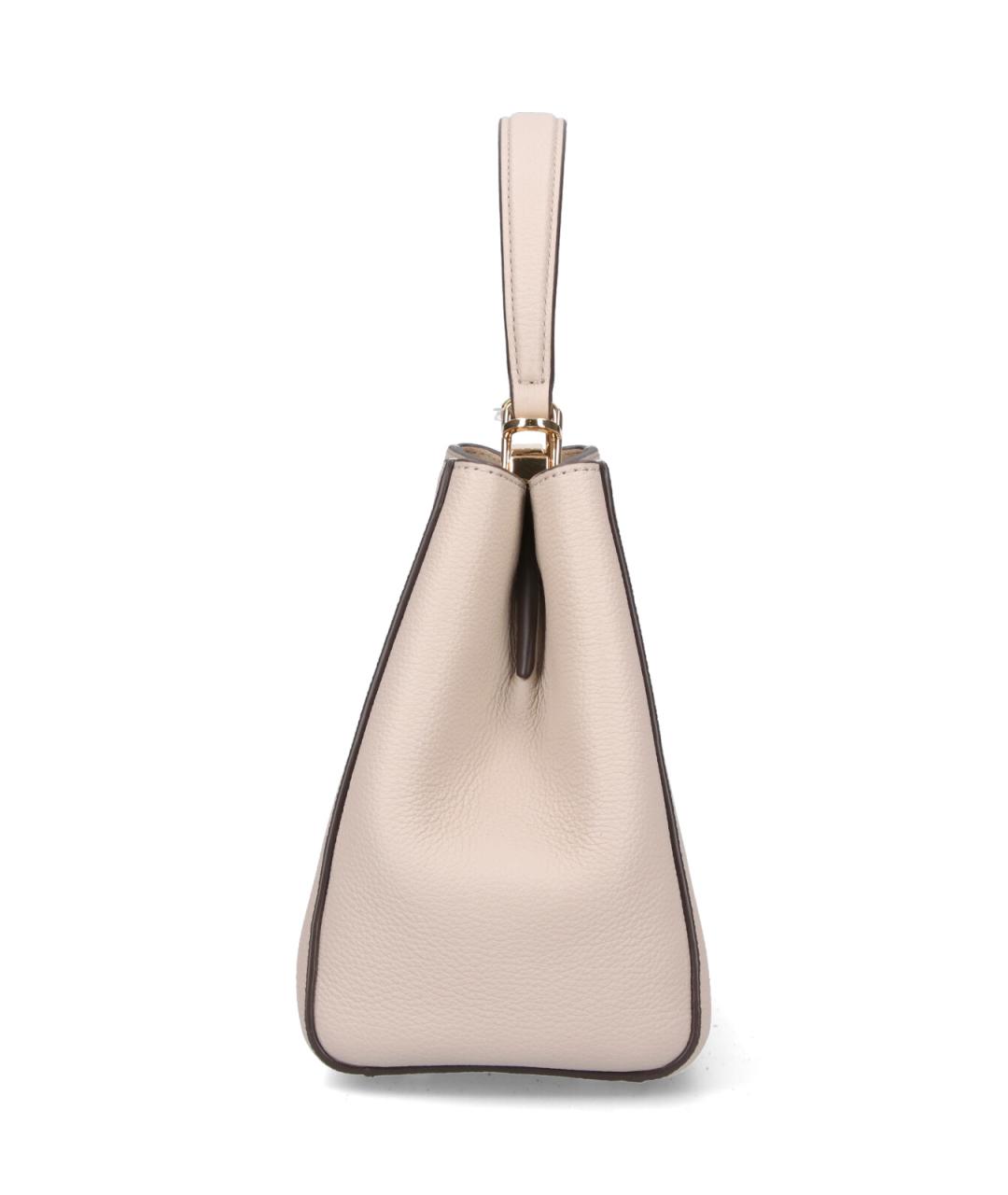 TORY BURCH Бежевая кожаная сумка тоут, фото 2