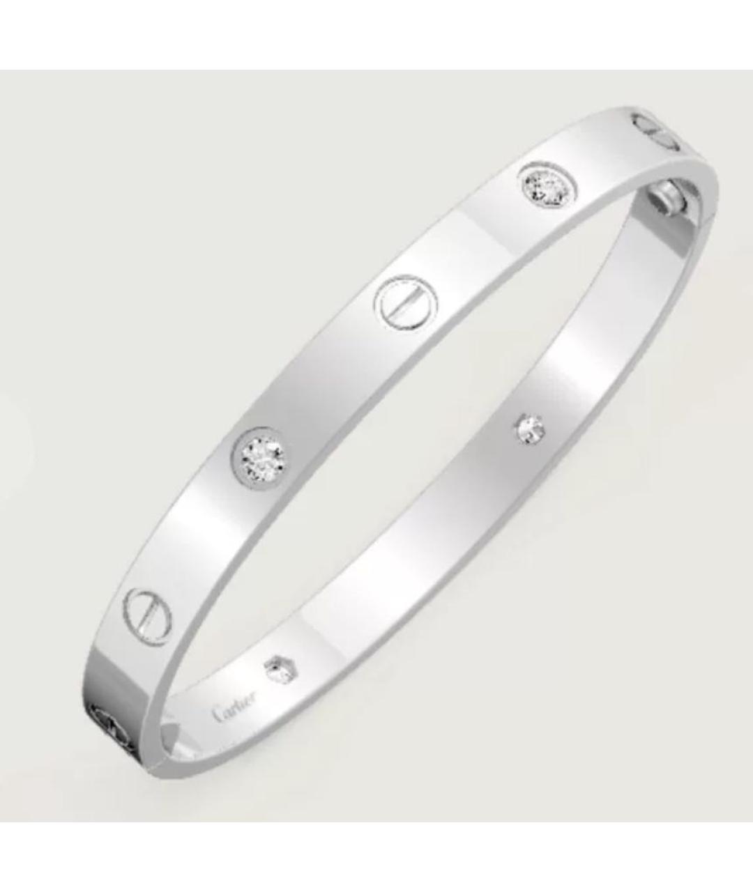 CARTIER Браслет из белого золота, фото 4
