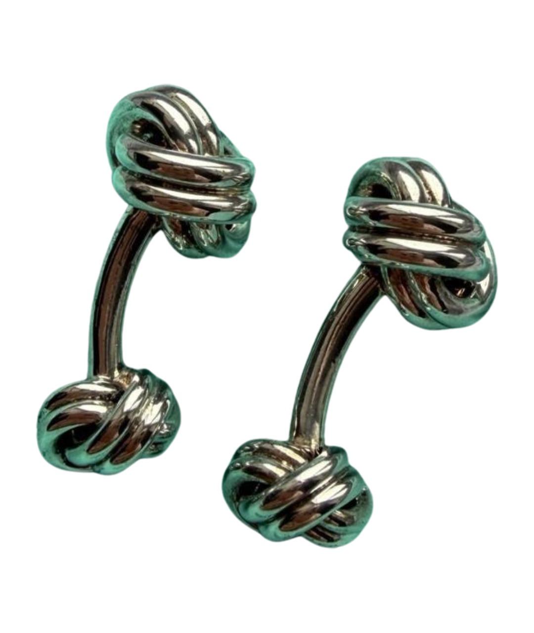 TIFFANY&CO Серебряные серебряные запонки, фото 1