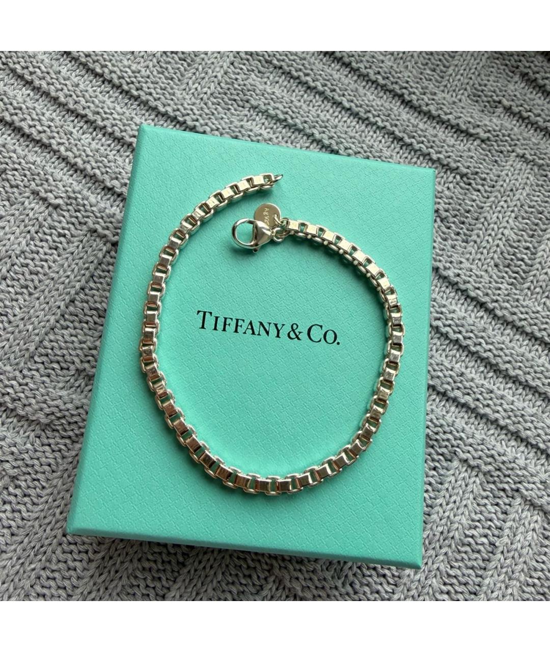 TIFFANY&CO Серебрянный серебряный браслет, фото 3