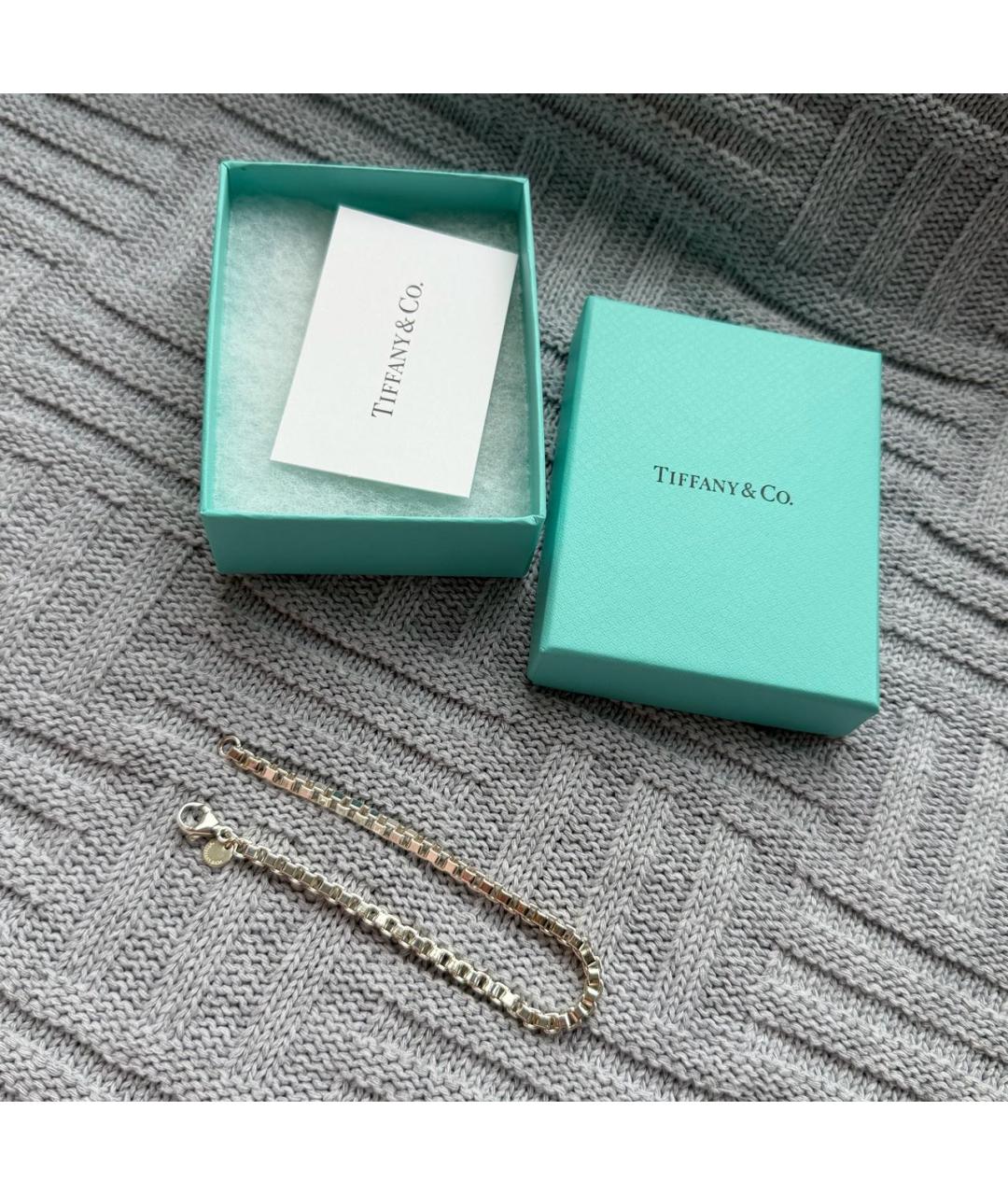 TIFFANY&CO Серебрянный серебряный браслет, фото 2