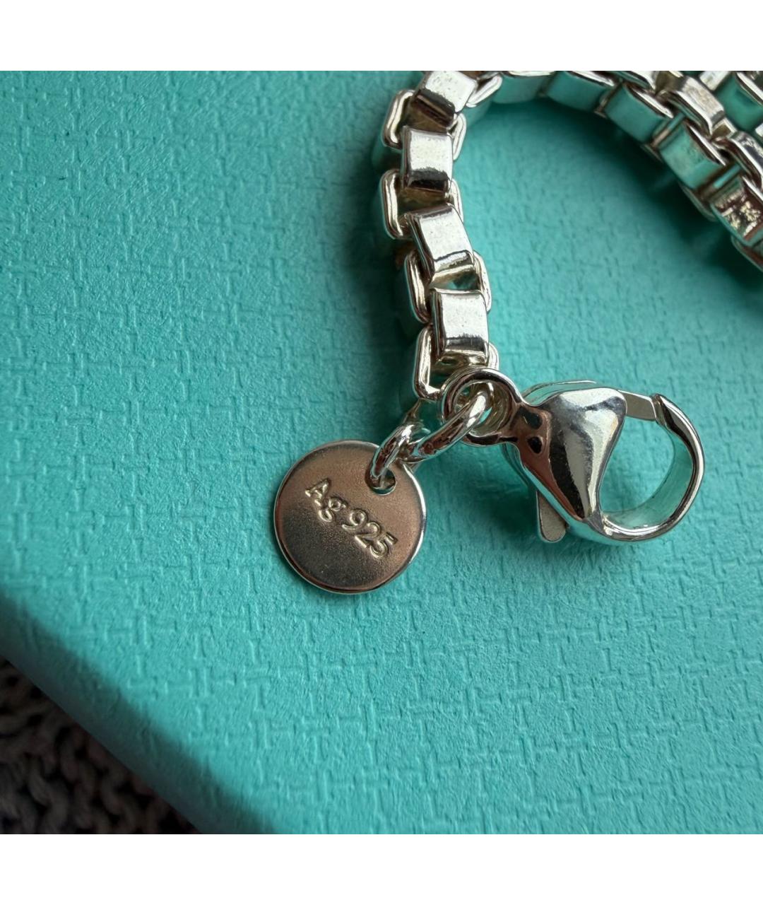 TIFFANY&CO Серебрянный серебряный браслет, фото 5