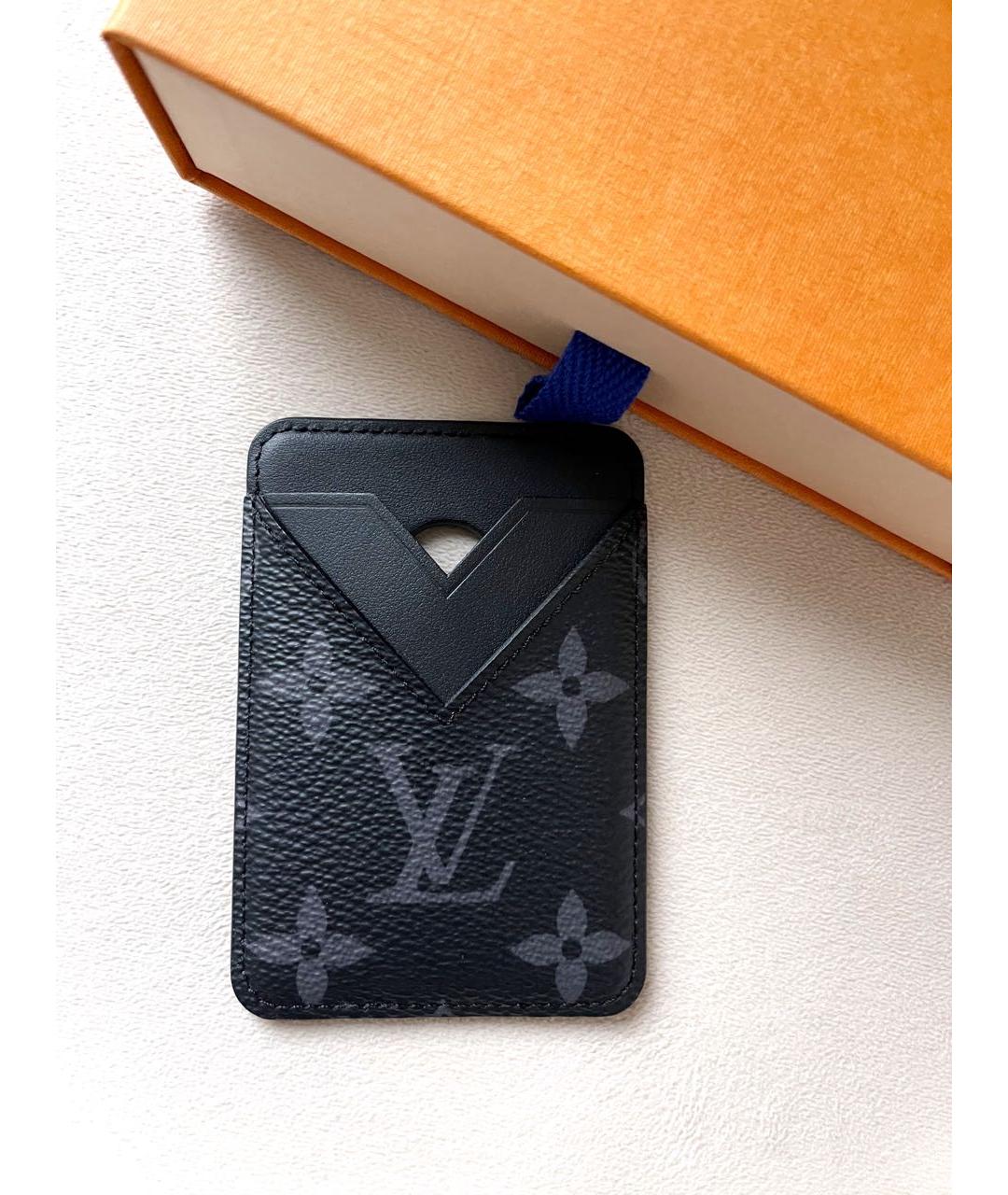 LOUIS VUITTON Черный кардхолдер, фото 2