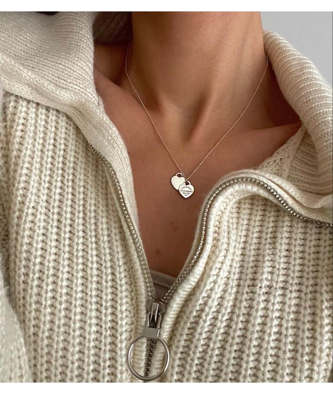 TIFFANY&CO Серебряное серебряное колье, фото 8