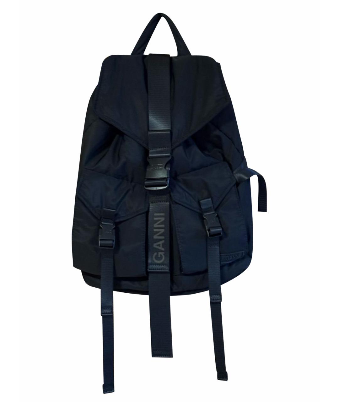 GANNI Черный рюкзак, фото 1