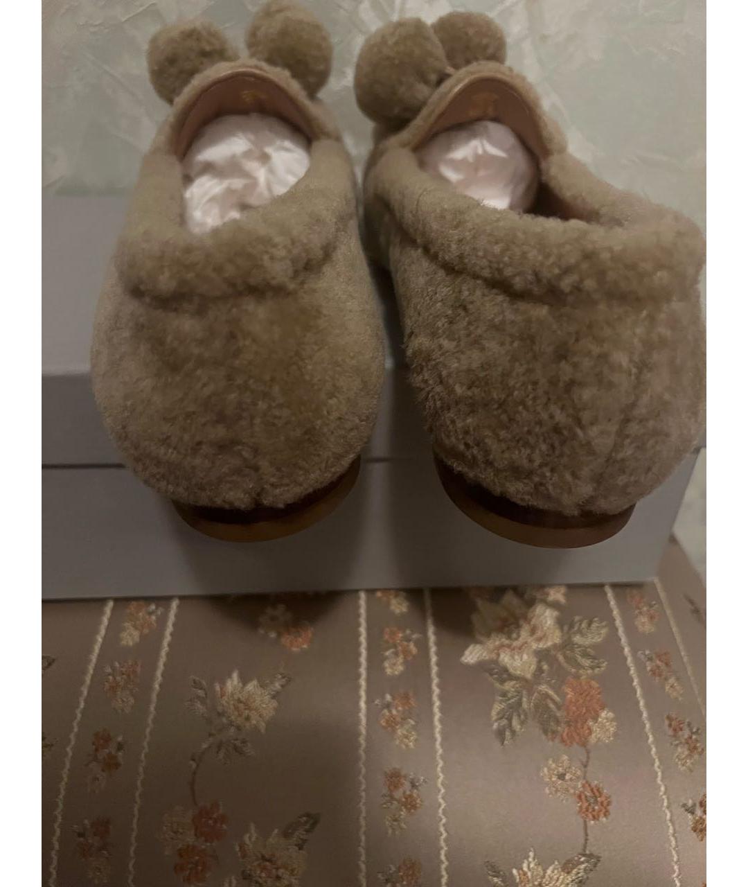 SANTONI Коричневые кожаные туфли, фото 3