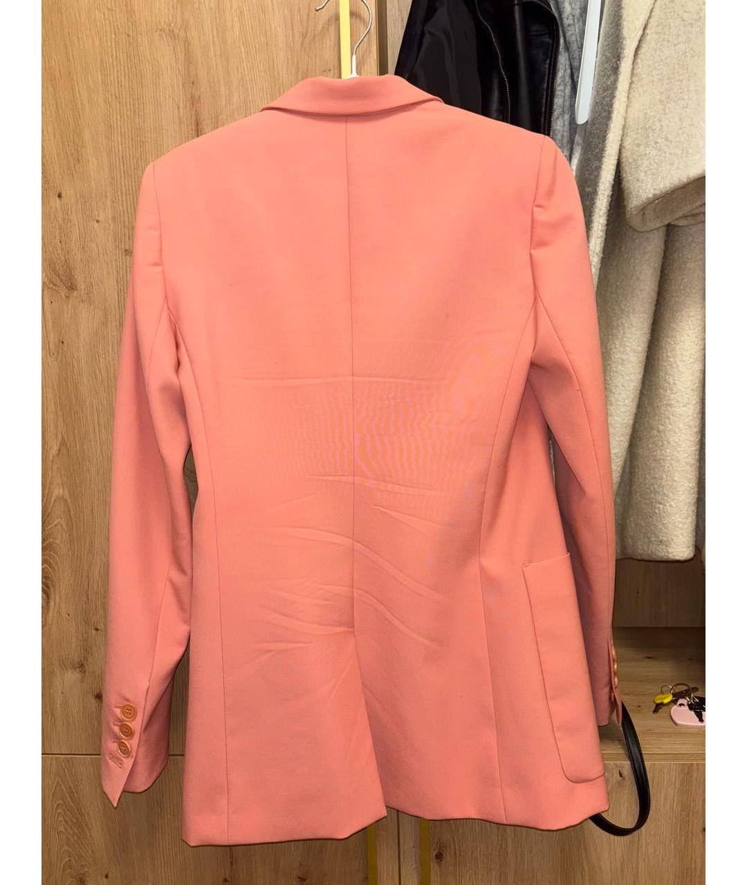STELLA MCCARTNEY Коралловый вискозный жакет/пиджак, фото 2