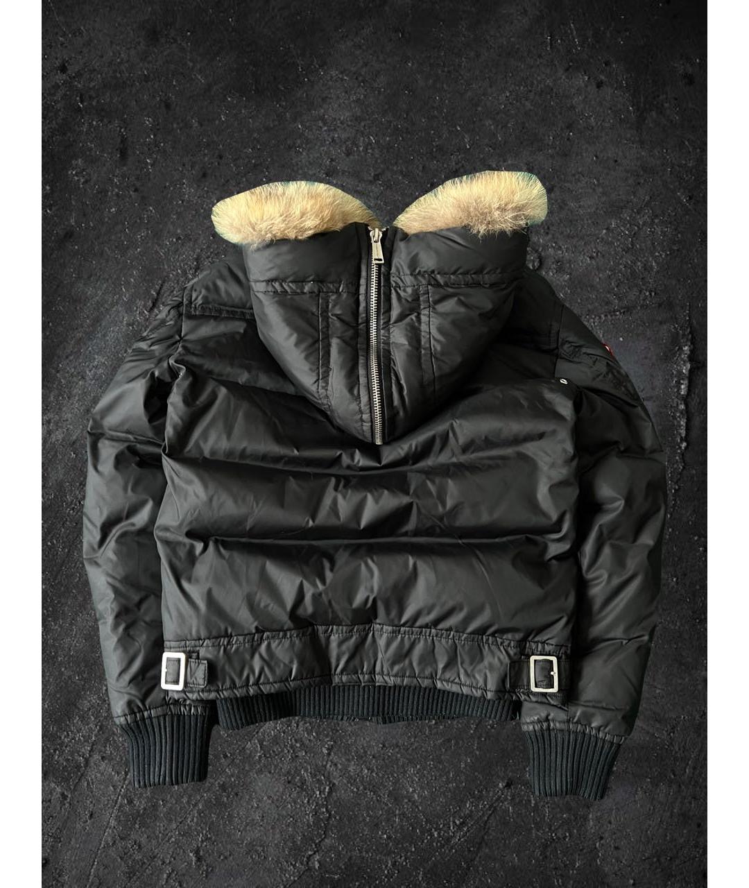 DSQUARED2 Черный ацетатный пуховик, фото 4
