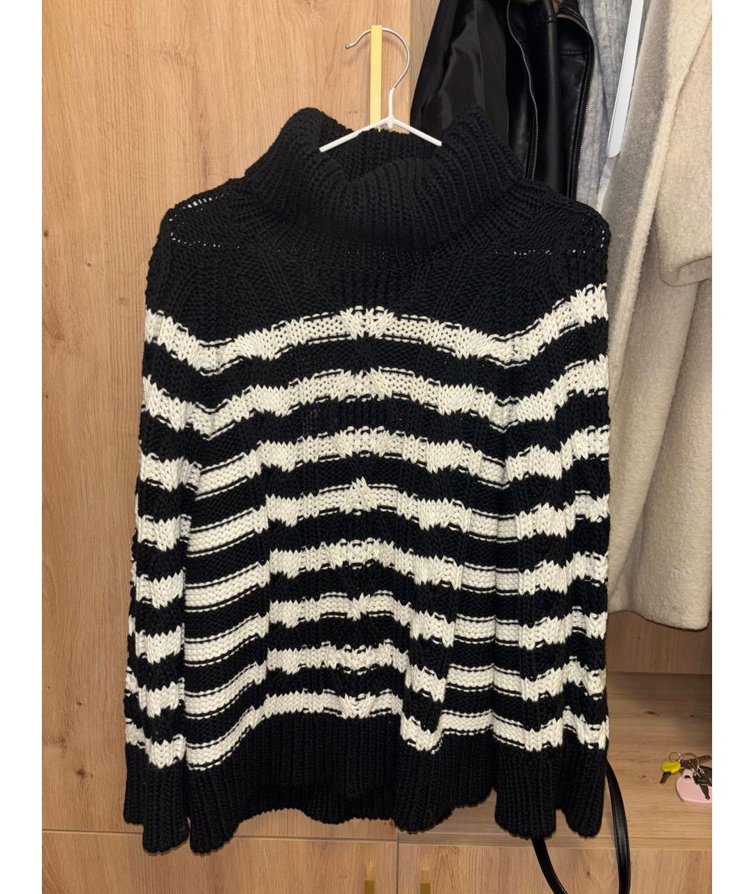 RED VALENTINO Черный вискозный джемпер / свитер, фото 4