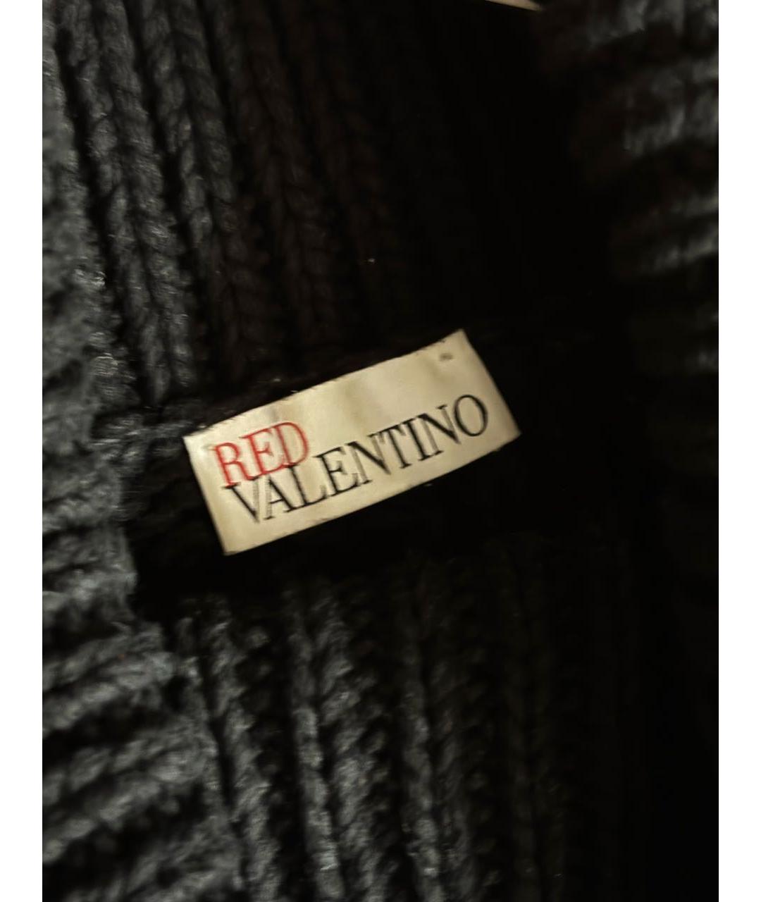 RED VALENTINO Черный вискозный джемпер / свитер, фото 3