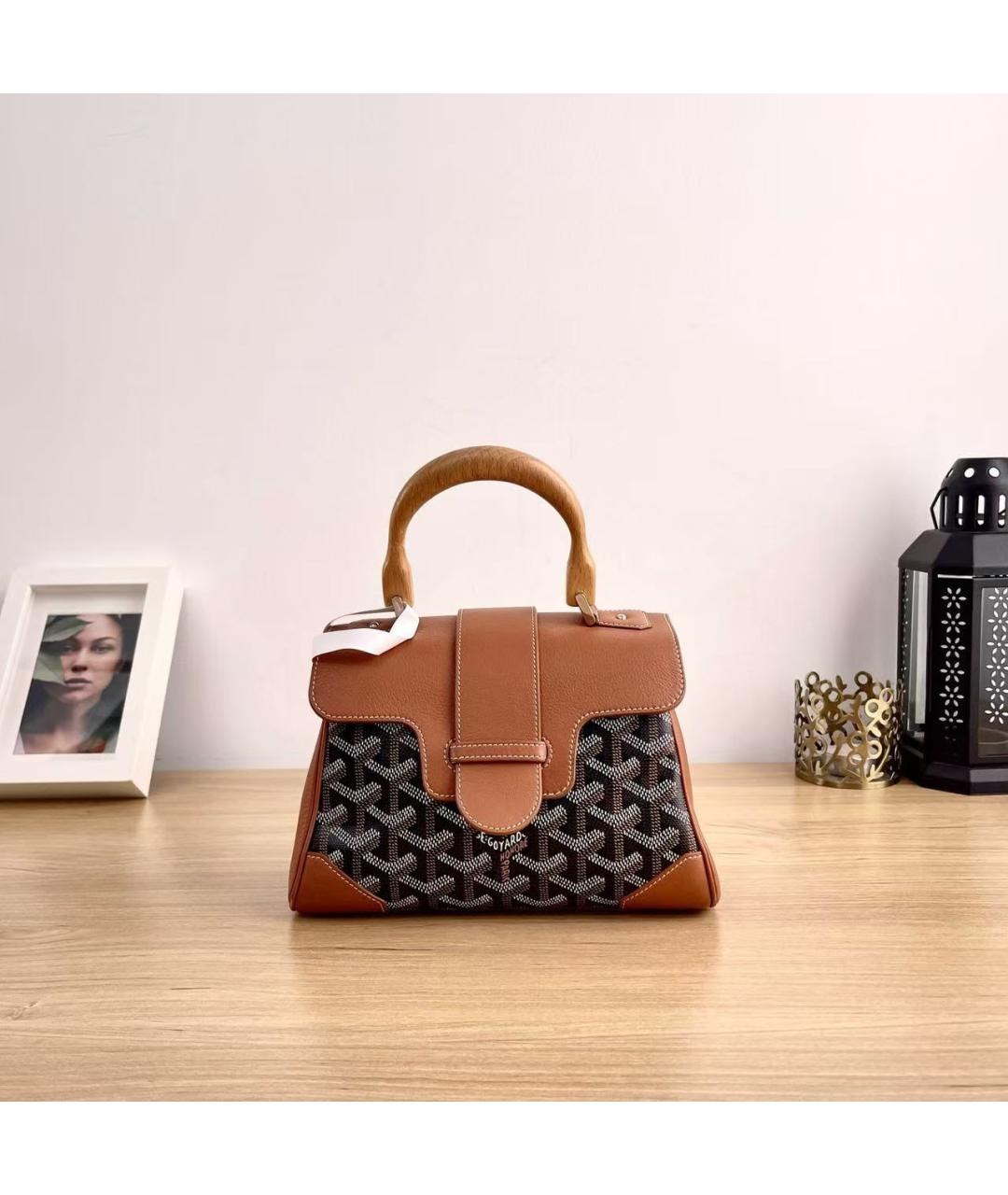 GOYARD Коричневая сумка через плечо, фото 3