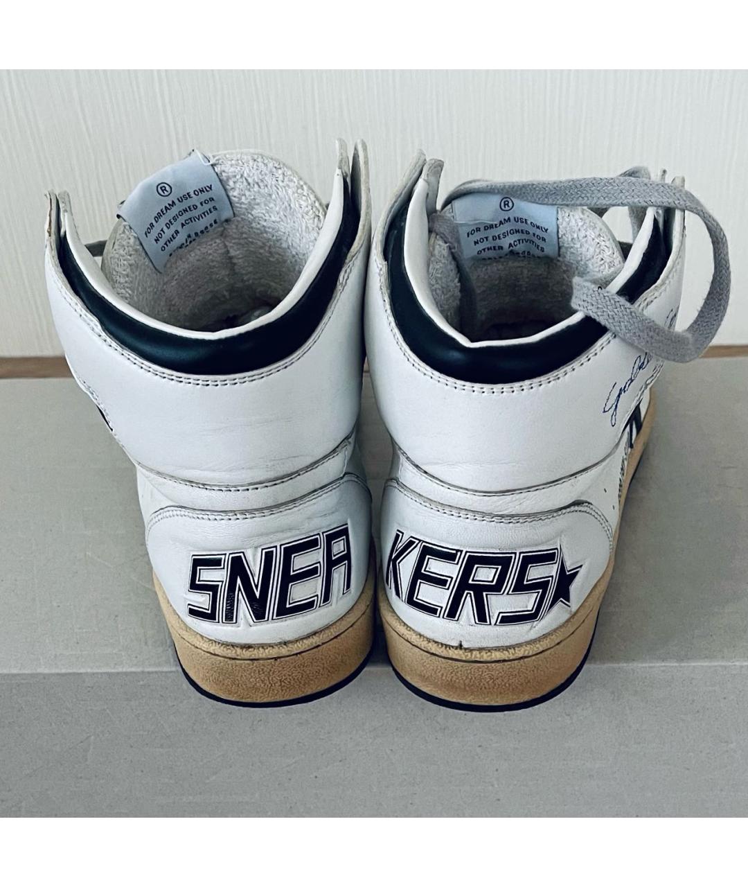 GOLDEN GOOSE DELUXE BRAND Белые кожаные кеды, фото 8