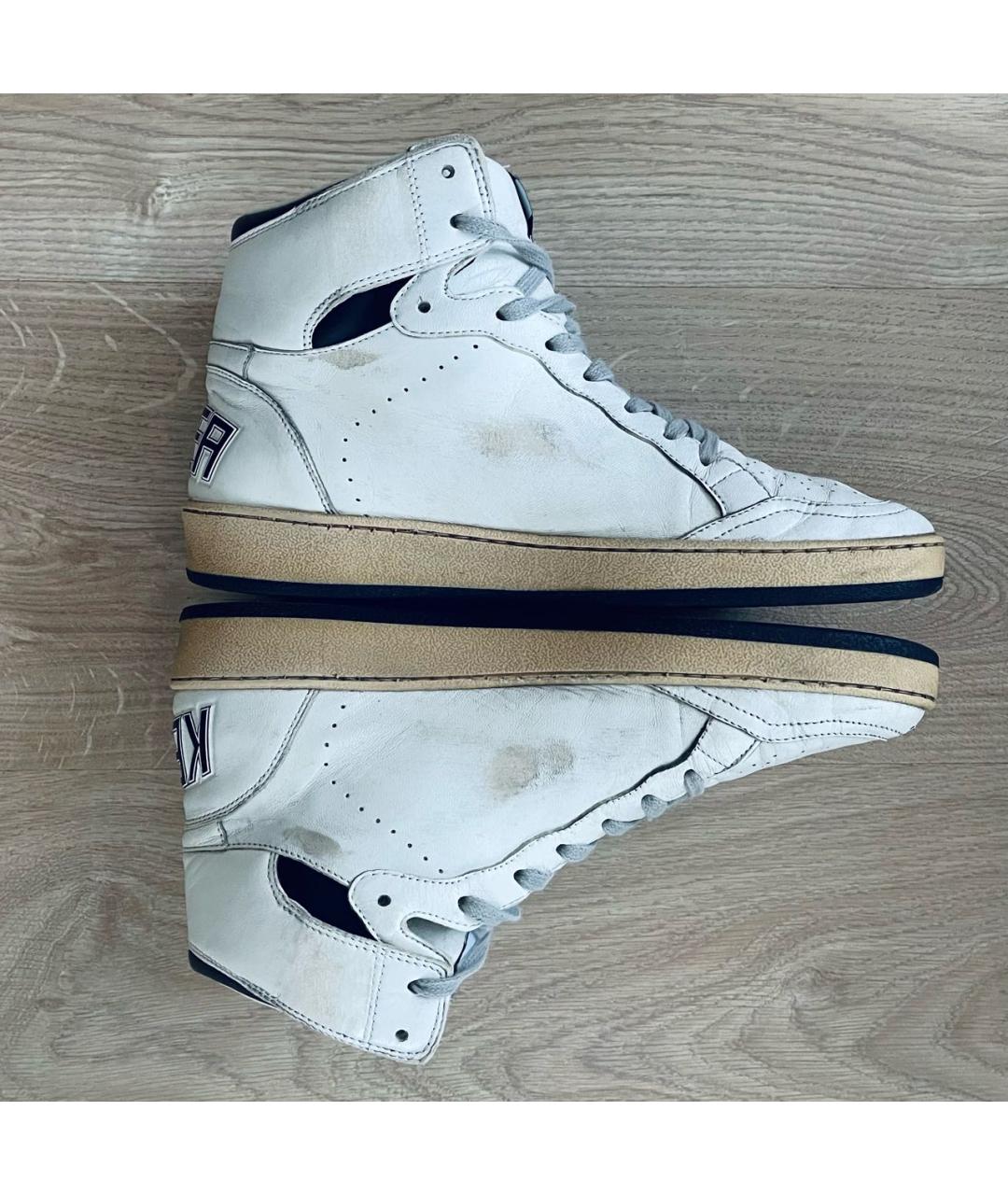 GOLDEN GOOSE DELUXE BRAND Белые кожаные кеды, фото 4