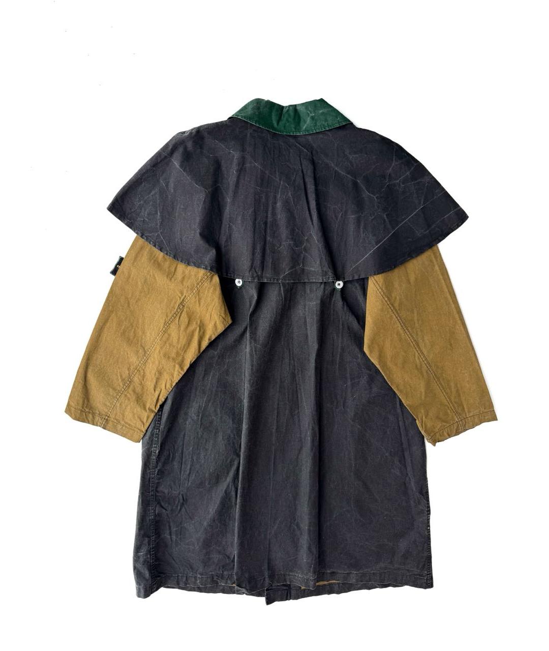 STONE ISLAND Черная хлопковая куртка, фото 6