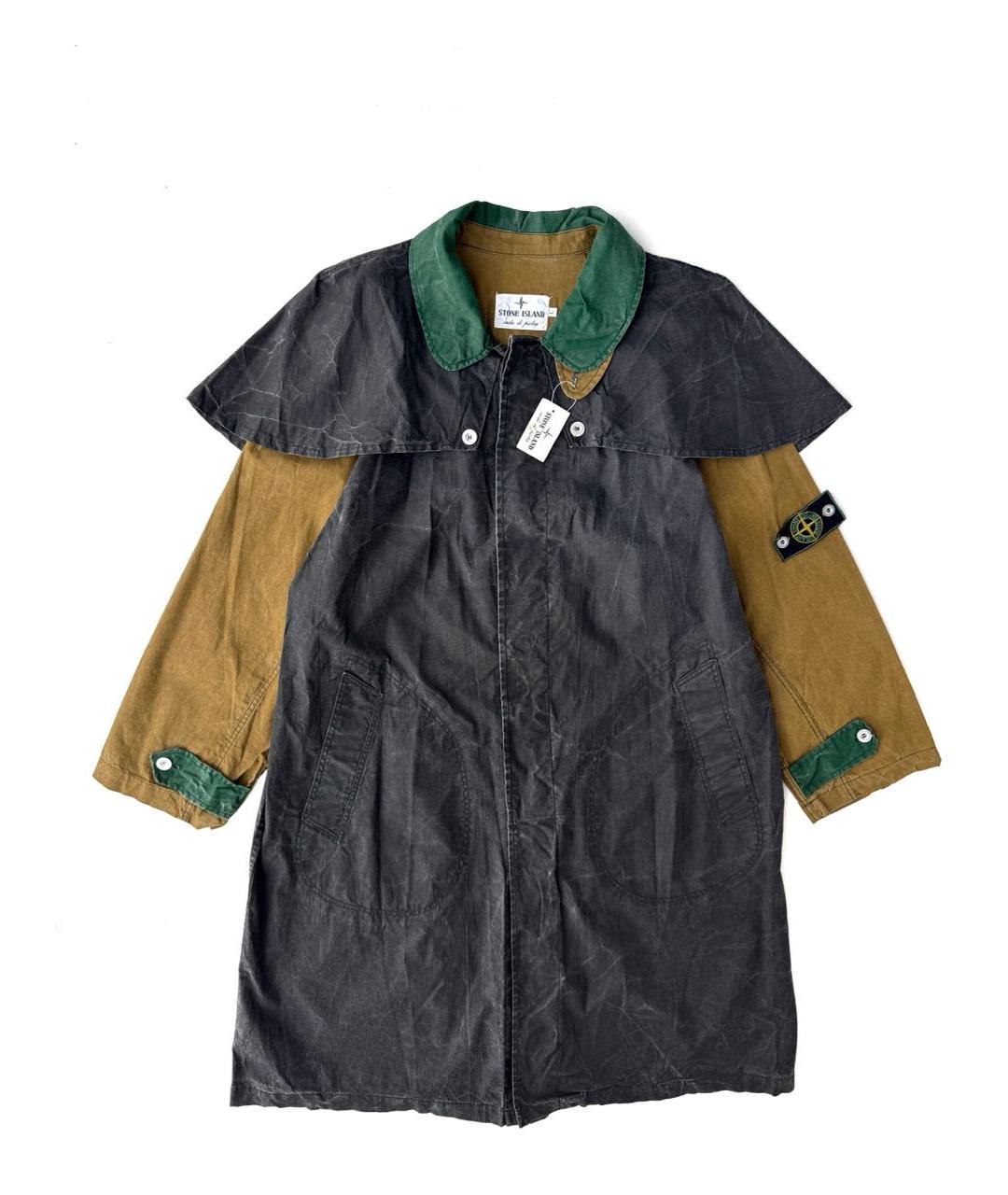 STONE ISLAND Черная хлопковая куртка, фото 1